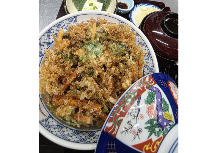 小海老かき揚げ丼