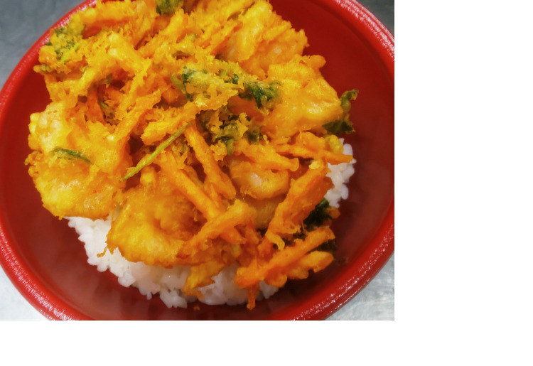 小エビのかき揚げ丼